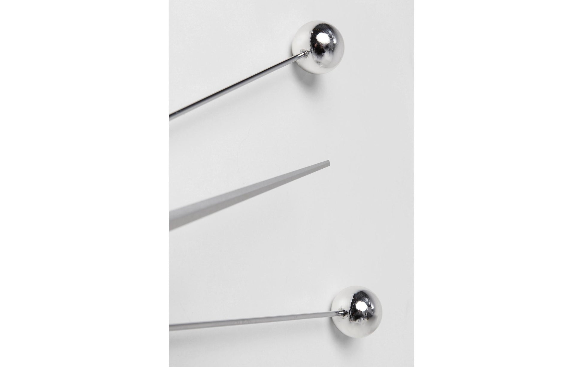 KARE Design Wanduhr Like Umbrella – Ø 60 cm, silber, Metall