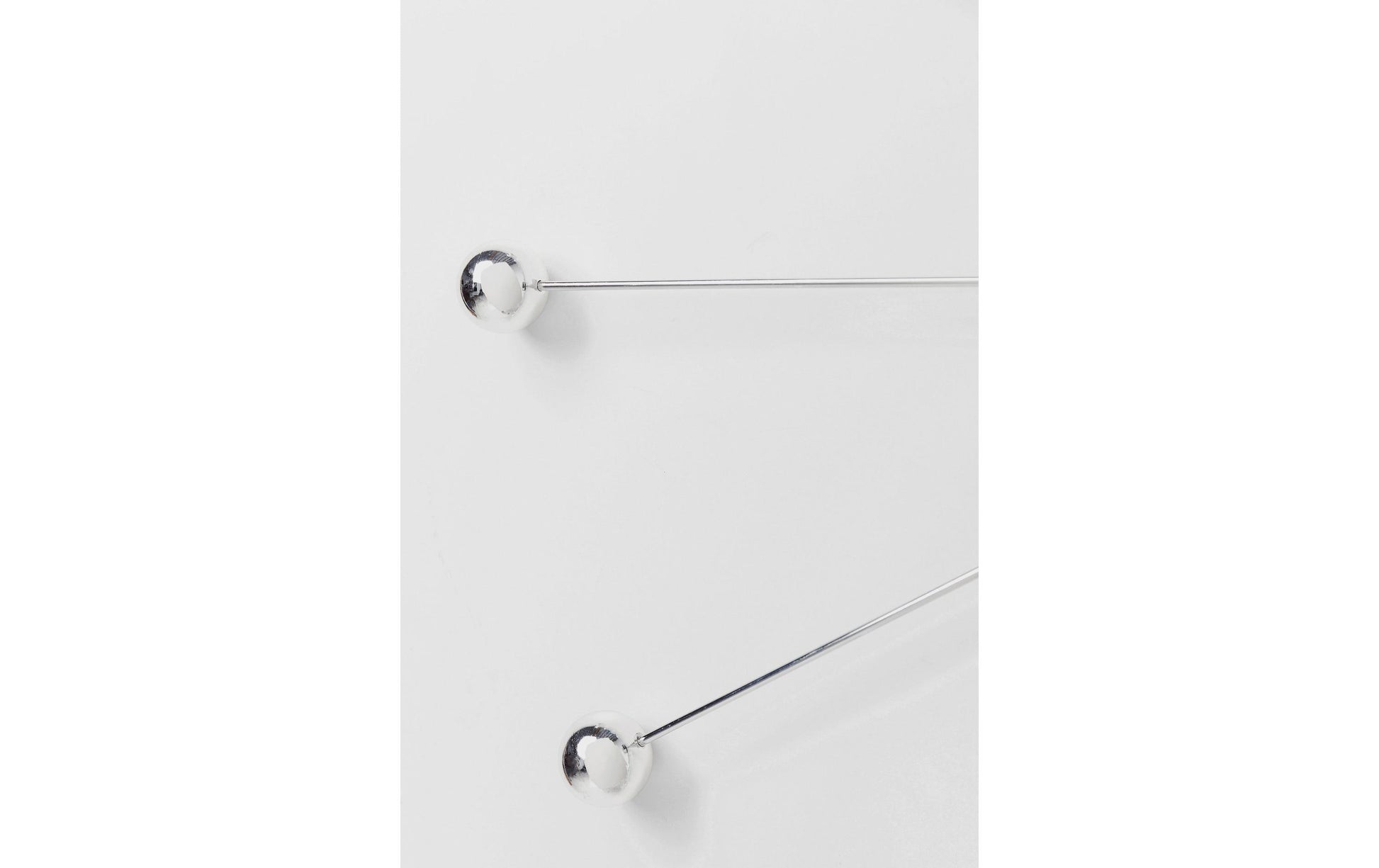 KARE Design Wanduhr Like Umbrella – Ø 60 cm, silber, Metall