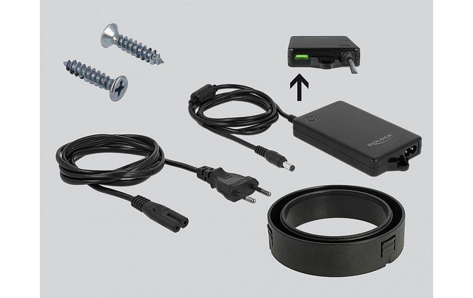 DeLOCK 64065 – USB-C, 2× USB-A, Weiss