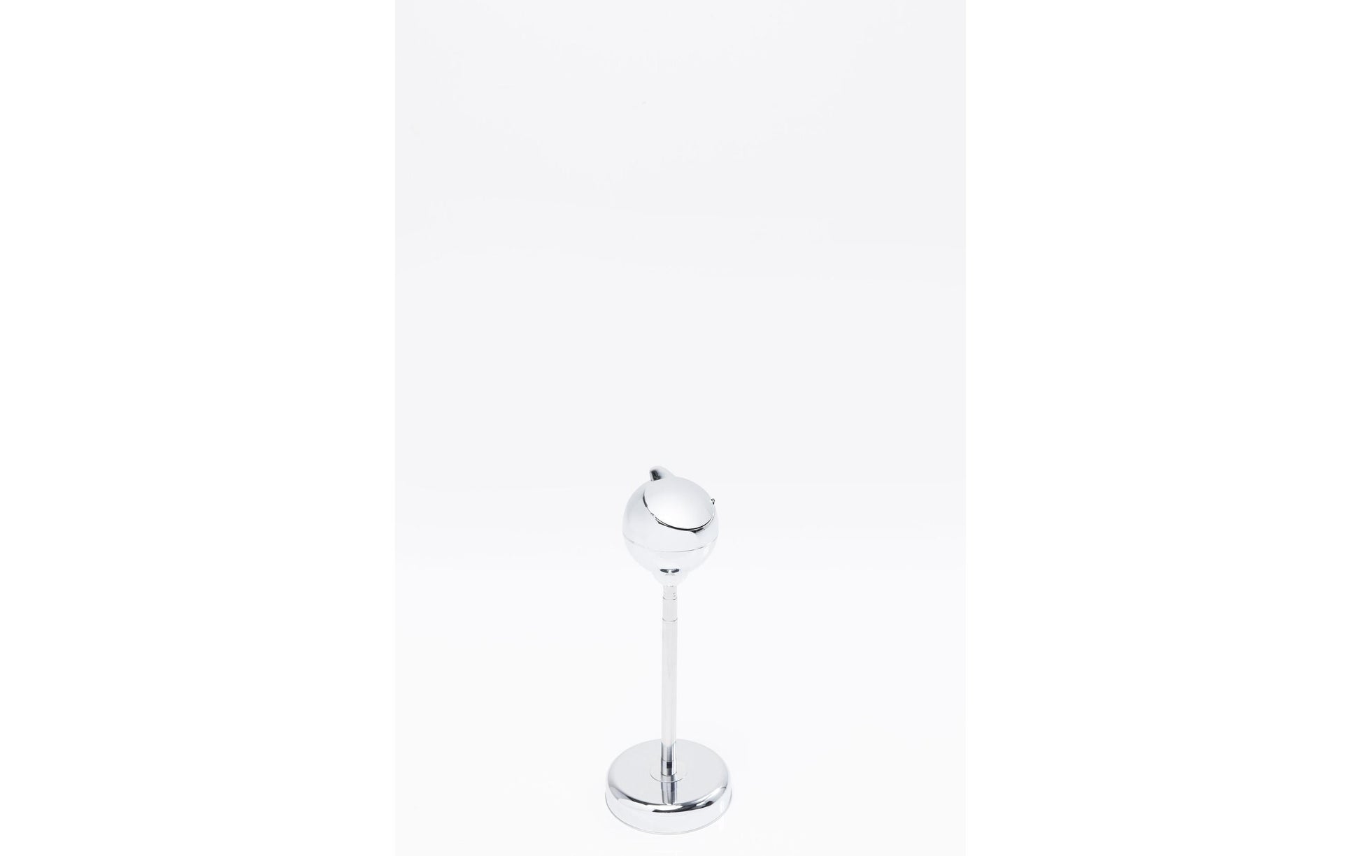 KARE Design KARE Standascher – Stahl, silber, Ø 130 × H 720 mm