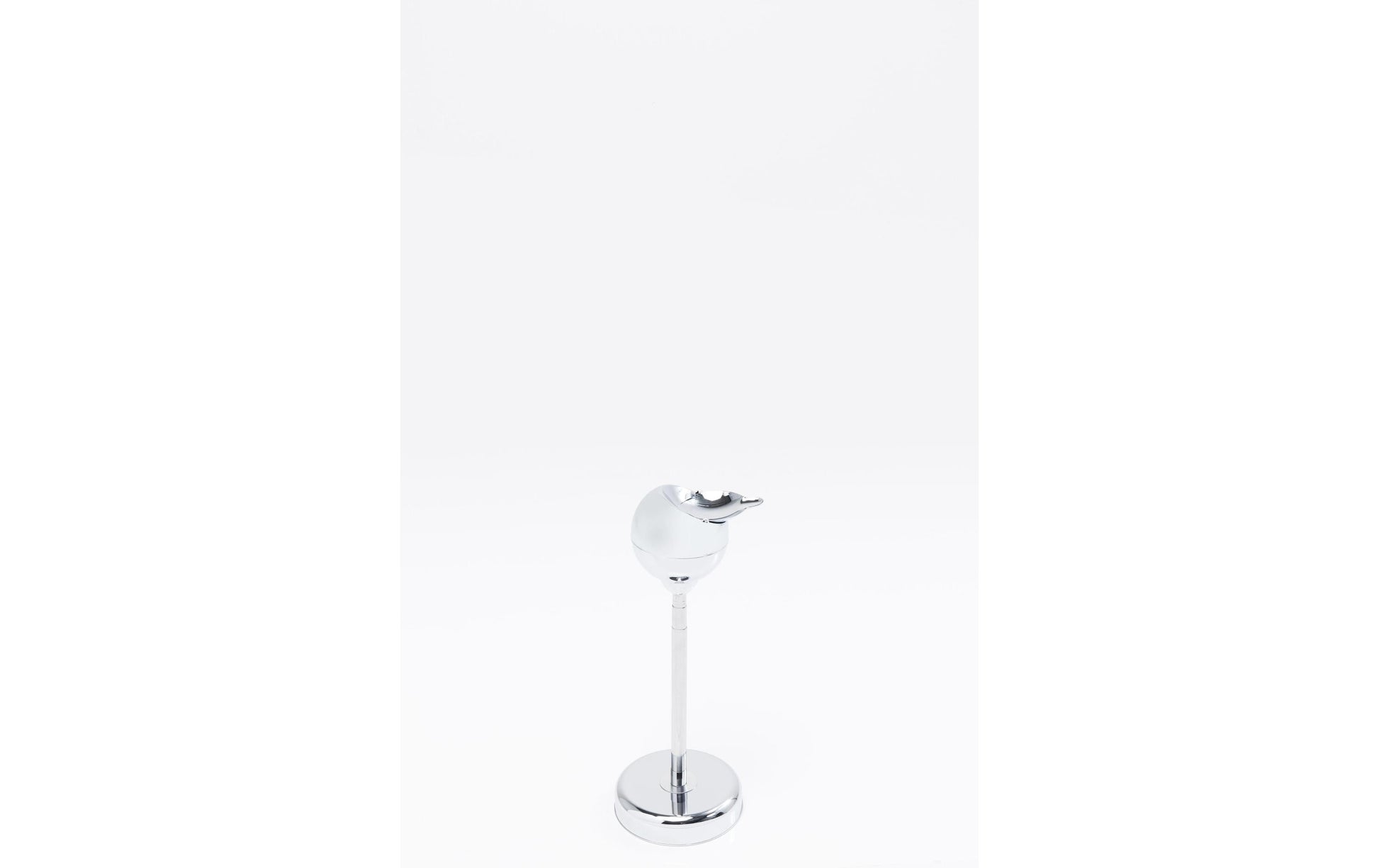 KARE Design KARE Standascher – Stahl, silber, Ø 130 × H 720 mm