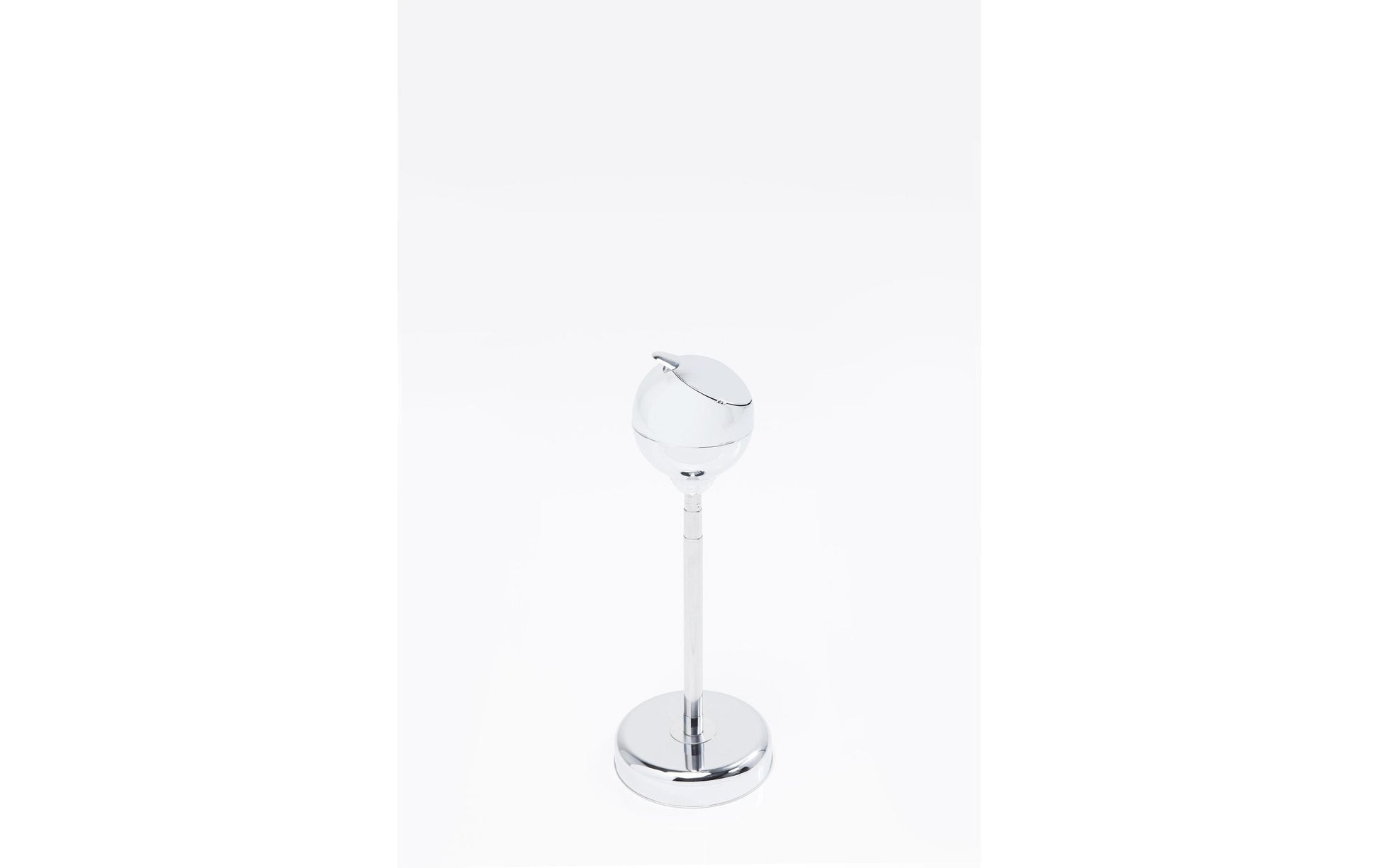 KARE Design KARE Standascher – Stahl, silber, Ø 130 × H 720 mm