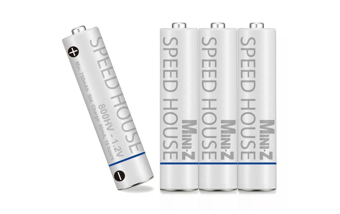 Kyosho AAA Akkus, Nickel-Metallhydrid (NiMH), 800 mAh, 1,2 V – 4 Stk.