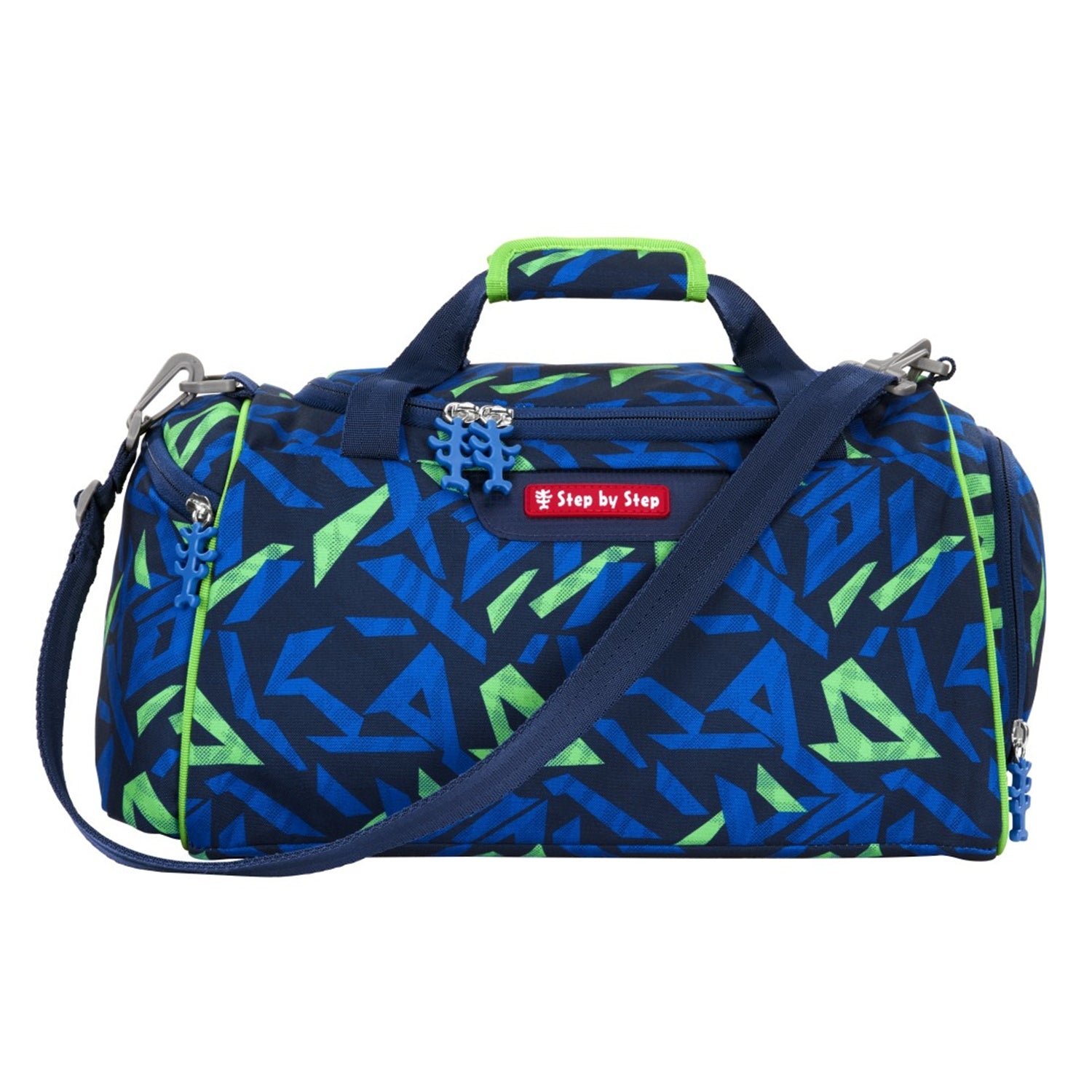 Step by Step Sporttasche – 13 l, Motiv Soccer Ben, mit Schultergurt, wasserabweisend, 38 × 20 × 23 cm