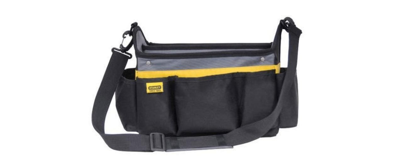 Stanley Werkzeugtasche, Kunststoff (Nylon), Schwarz, Wasserfest, 18 Fächer