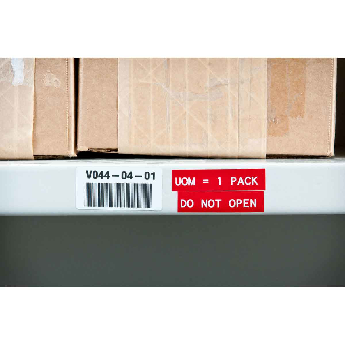 Brady BMP21 Vinyl-Industrieband – rot – 10 mm × 6,4 m, Vinyl, glänzend – für Brady BMP21