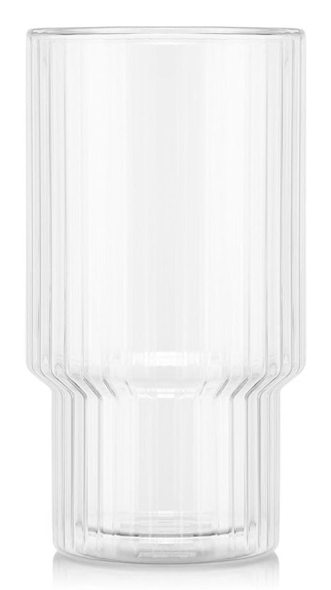 Bodum Navalia Doppelwandglas – 0,50 l, Borosilikatglas, transparent, doppelwandig, 2 Stück