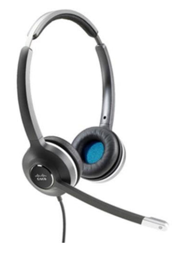 Cisco 532 Office-Headset – On-Ear, Stereo, Kabelgebunden, Schwarz/Grau