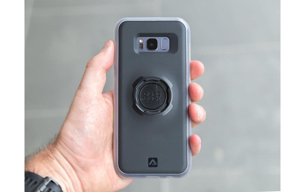 Quad Lock Backcover – für Samsung Galaxy S10+, PC+TPU, Schwarz, schockresistent