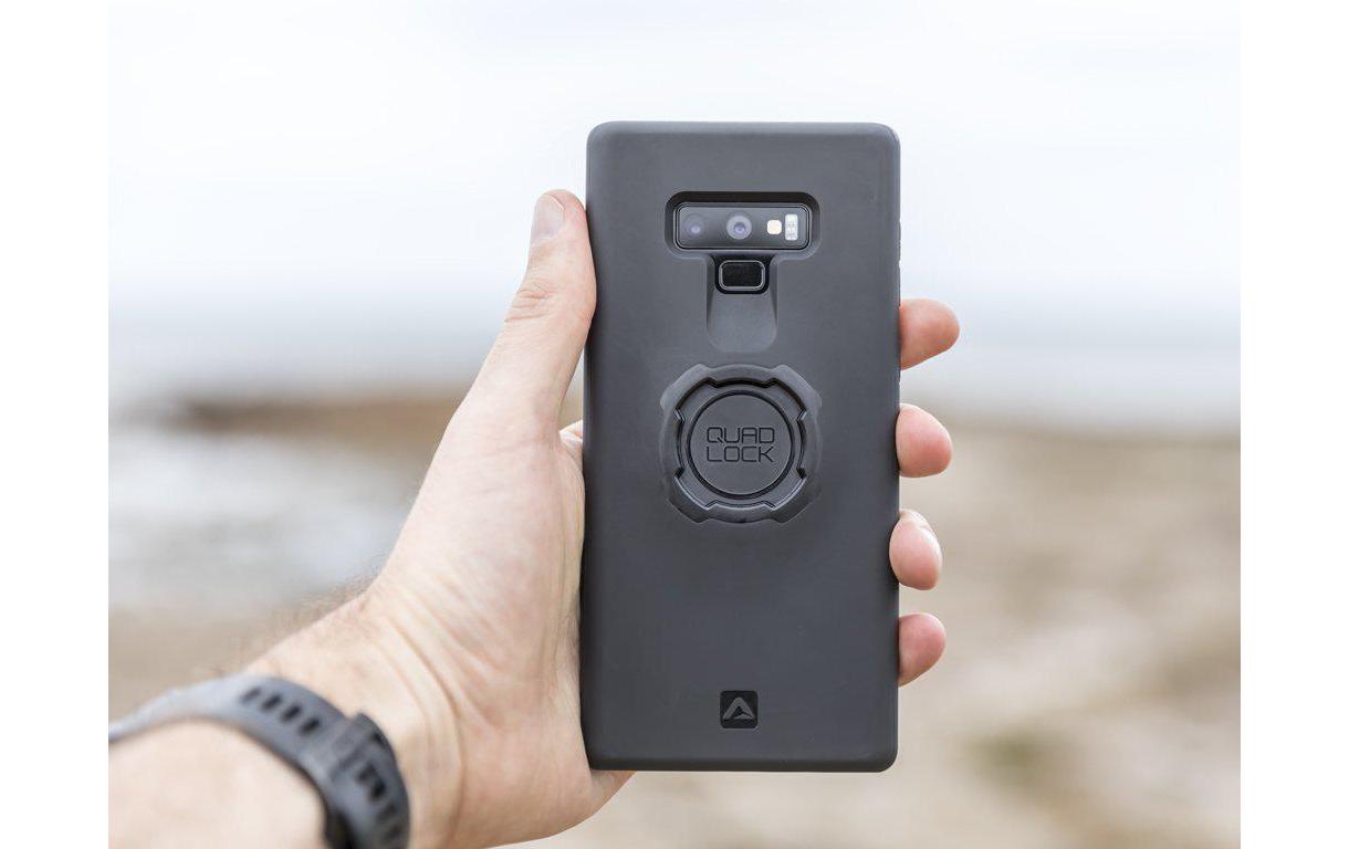 Quad Lock Backcover – für Samsung Galaxy S10+, PC+TPU, Schwarz, schockresistent