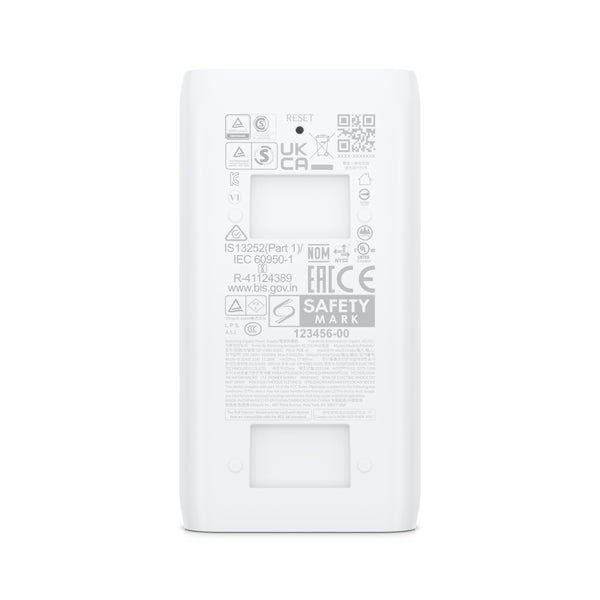 Ubiquiti U-POE-AF PoE-Injektor – Gigabit (1 Gbit/s), 48 V, 15,4 W, 2× RJ-45 – Weiss