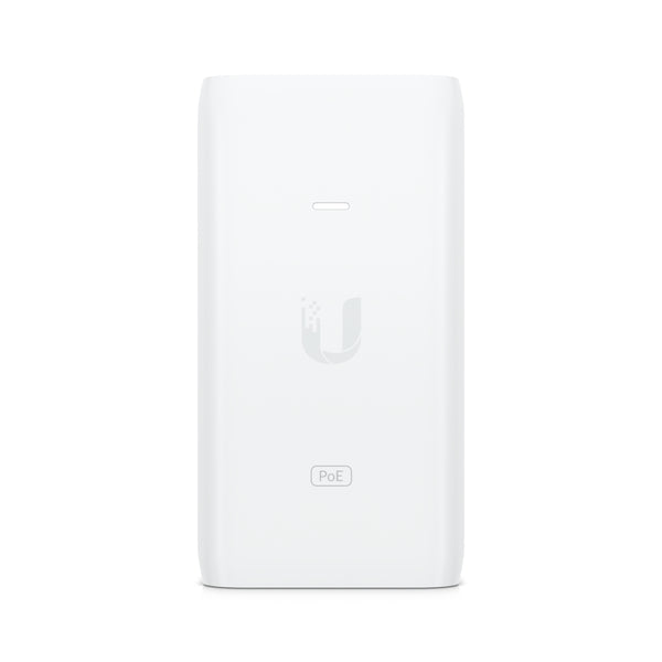 Ubiquiti U-POE-AF PoE-Injektor – Gigabit (1 Gbit/s), 48 V, 15,4 W, 2× RJ-45 – Weiss