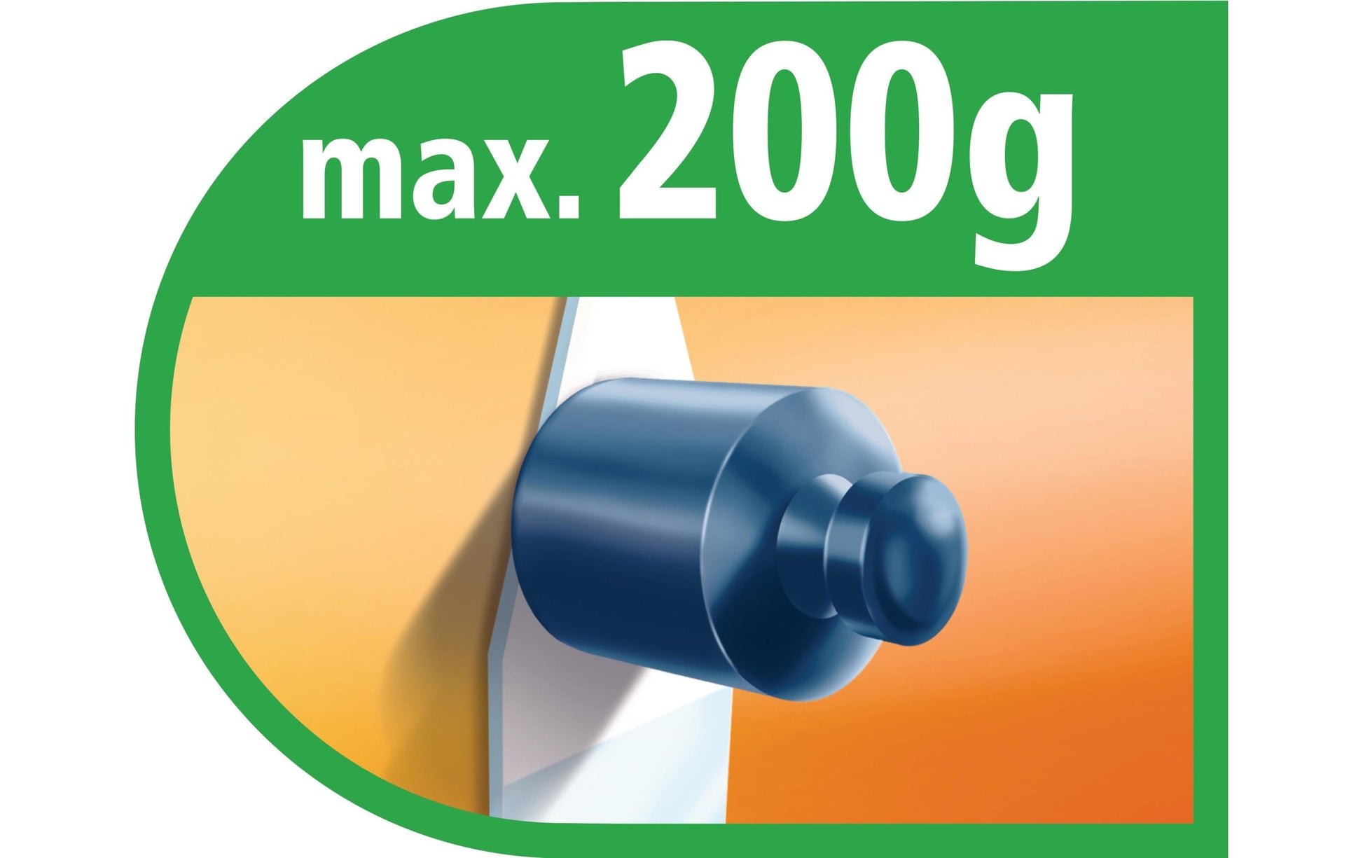 Tesa Montageband Powerstrips, für den Innenbereich – Weiss, bis 0,2 kg