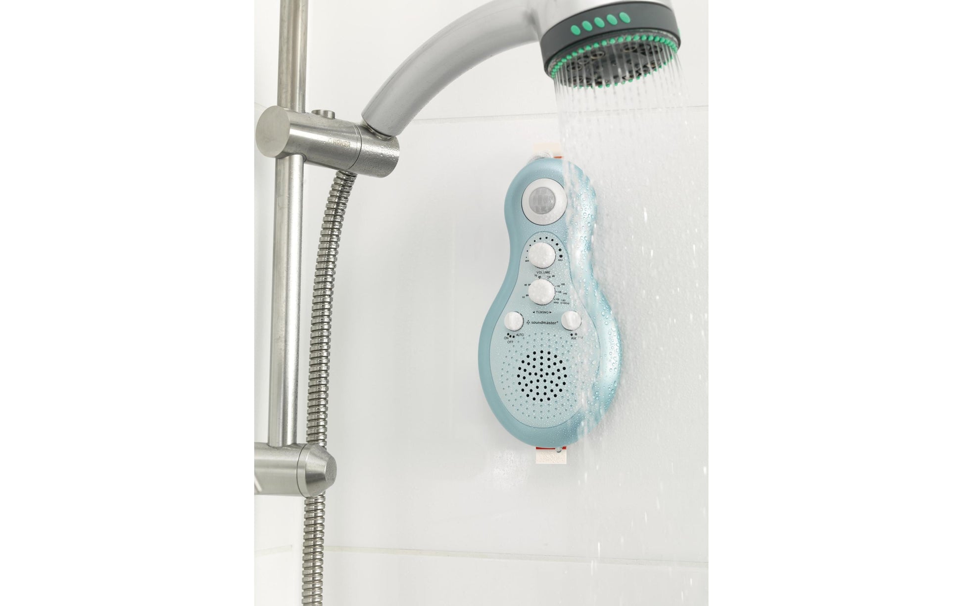 TESA Powerstrips Waterproof wiederablösbare Haftpunkte – 6 Stk., weiss, für Fliesen, Glas