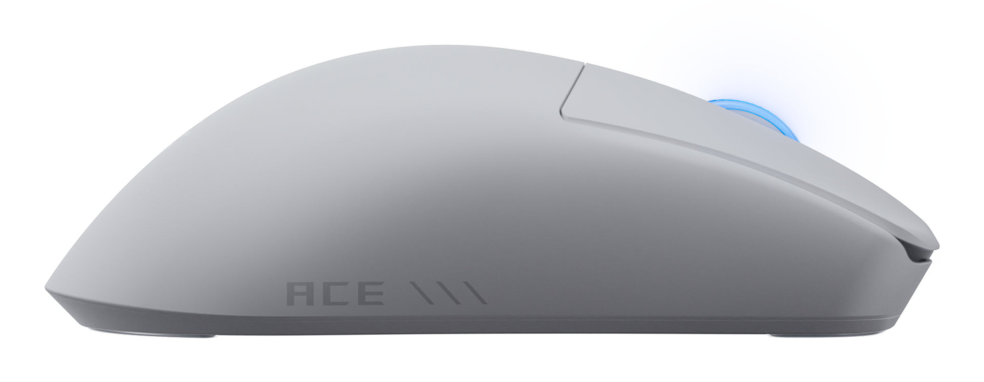 ASUS ROG Harpe II ACE WHT Gaming-Maus – kabellos, Bluetooth + 2,4 GHz, USB-A, 42'000 dpi, 2 Tasten, Weiss
