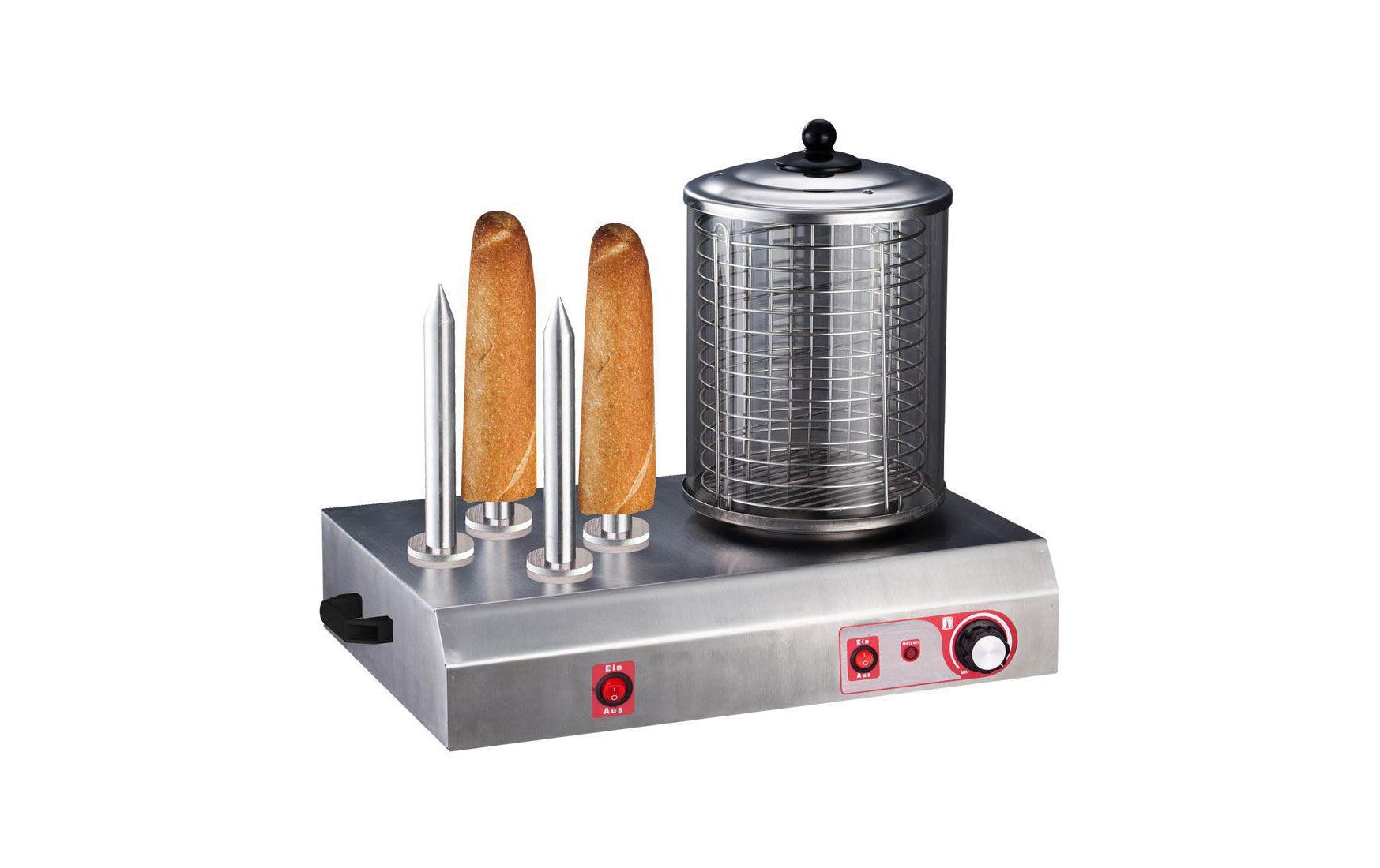 Berger Lanz Hot-Dog-Maker HD 105 – ca. 10 Würstchen, 4 Heizstäbe, 600 W