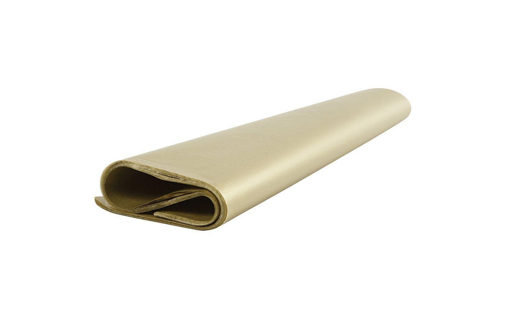 Creativ Company Seidenpapier Gold – 50 × 70 cm, 25 Bogen – 14 g/m²