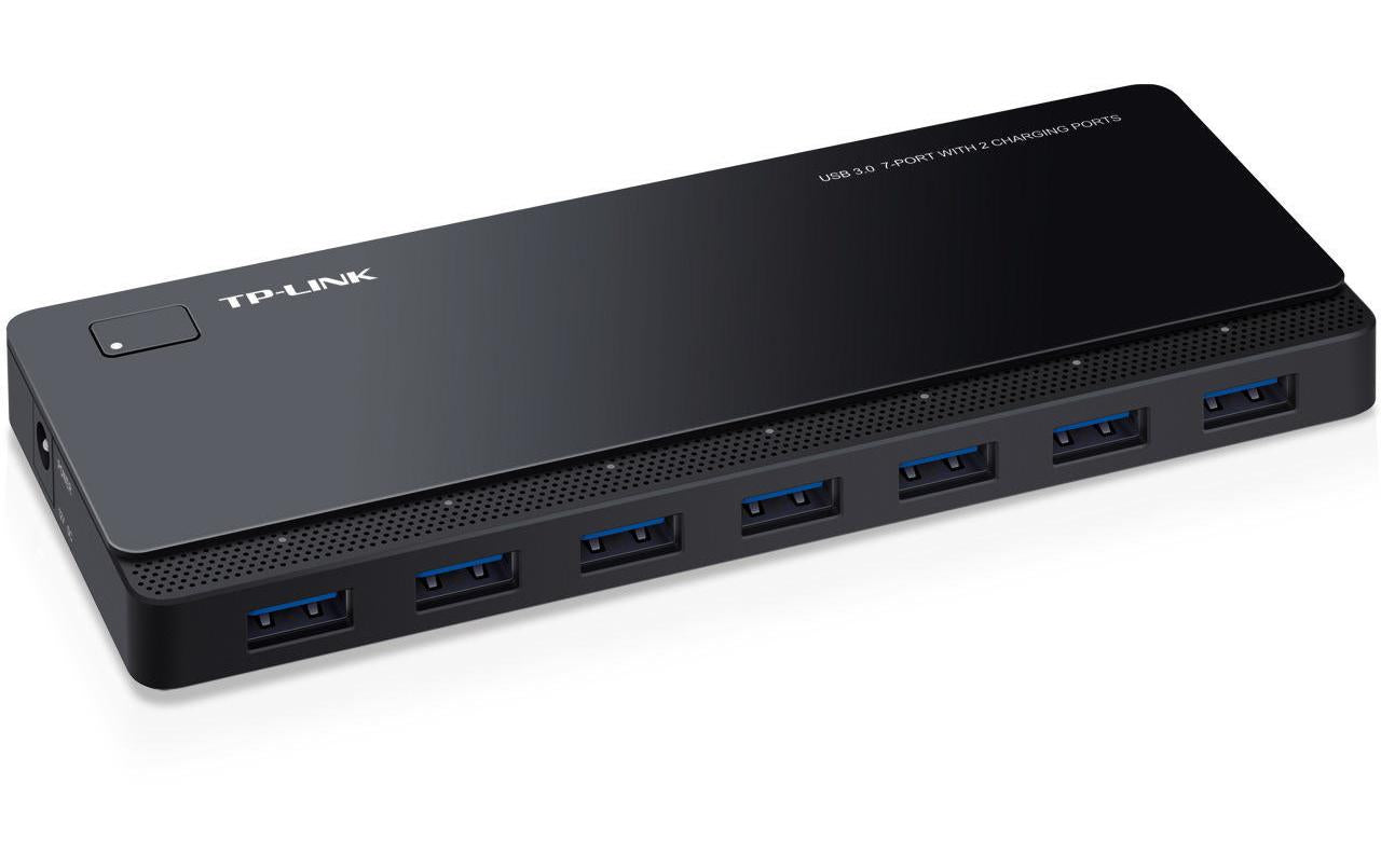 TP-Link UH720 USB-Hub – USB 3.0, 7× USB-A, für Windows/Mac/Linux