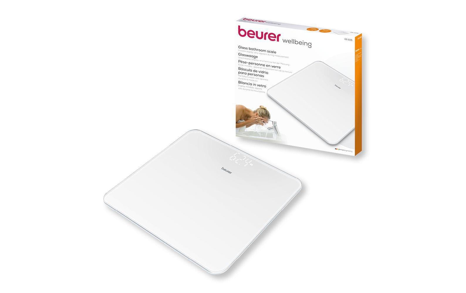 Beurer Digitale Personenwaage GS225 – Glas – 180 kg