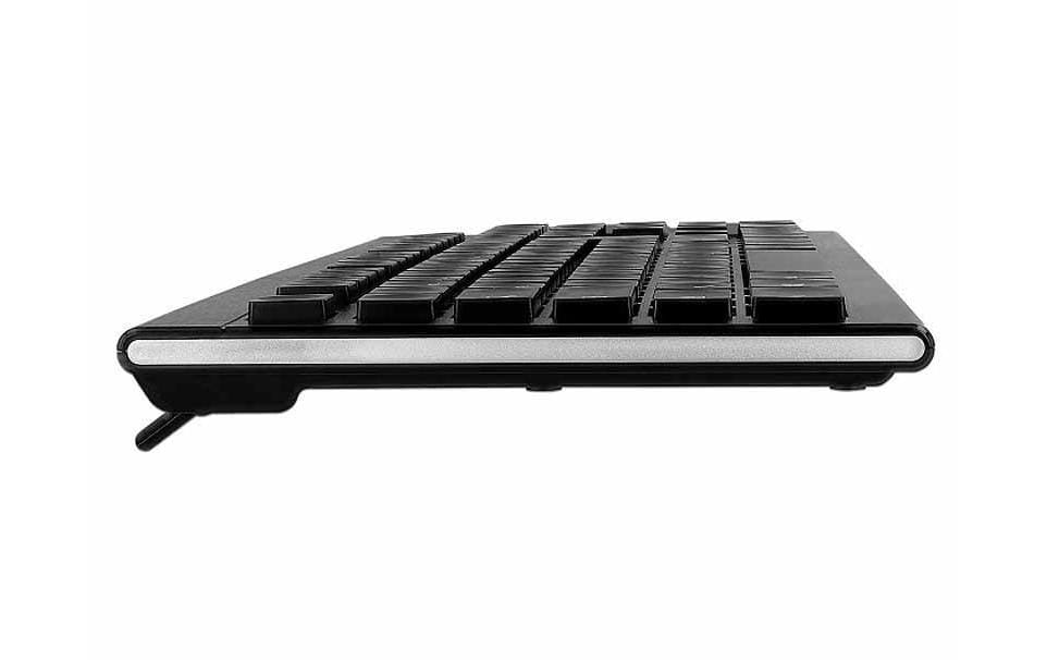 DeLOCK Tastatur, kabelgebunden (USB-A), DE-Layout (DE), Fullsize (mit Ziffernblock), Schere, Schwarz