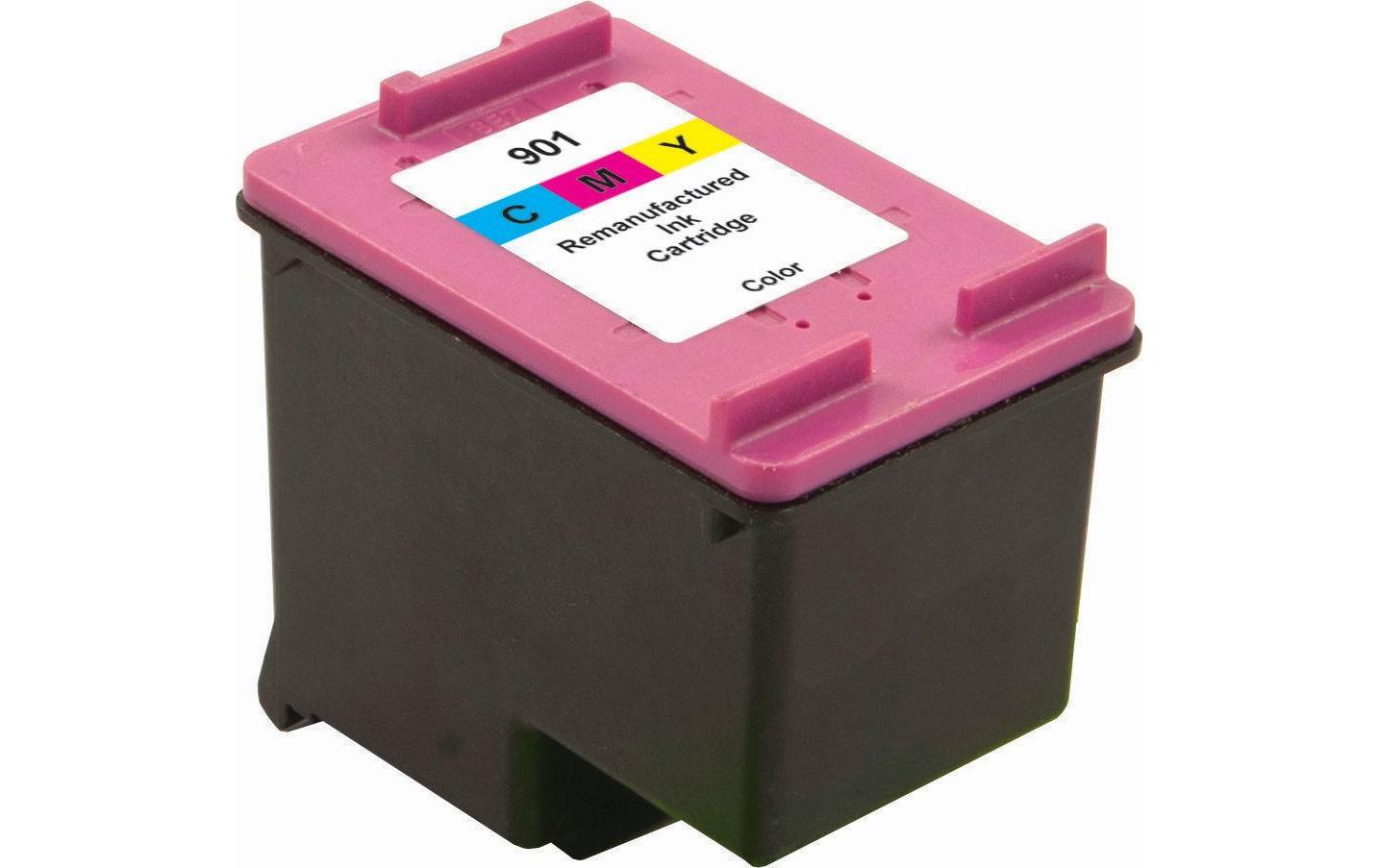 Peach Tintenpatronen-Multipack 901XL/901, CMYK, XL, 3er-Pack, kompatibel – für HP OfficeJet 4500 und andere