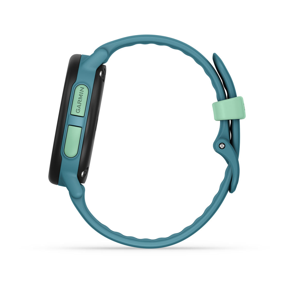 Garmin Bounce 2 43 mm GPS + Cellular – Polymer Türkis, Sportarmband, 50 m, für Android, iOS