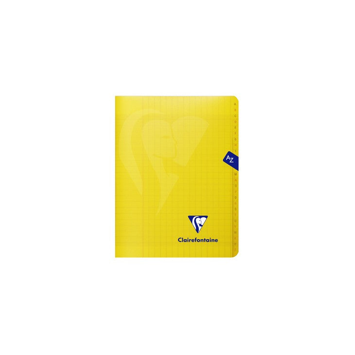 Clairefontaine Notizbuch – 170 × 220 mm – 96 Seiten – 90 g/m² – gebunden, Polypro-Cover, mehrfarbig