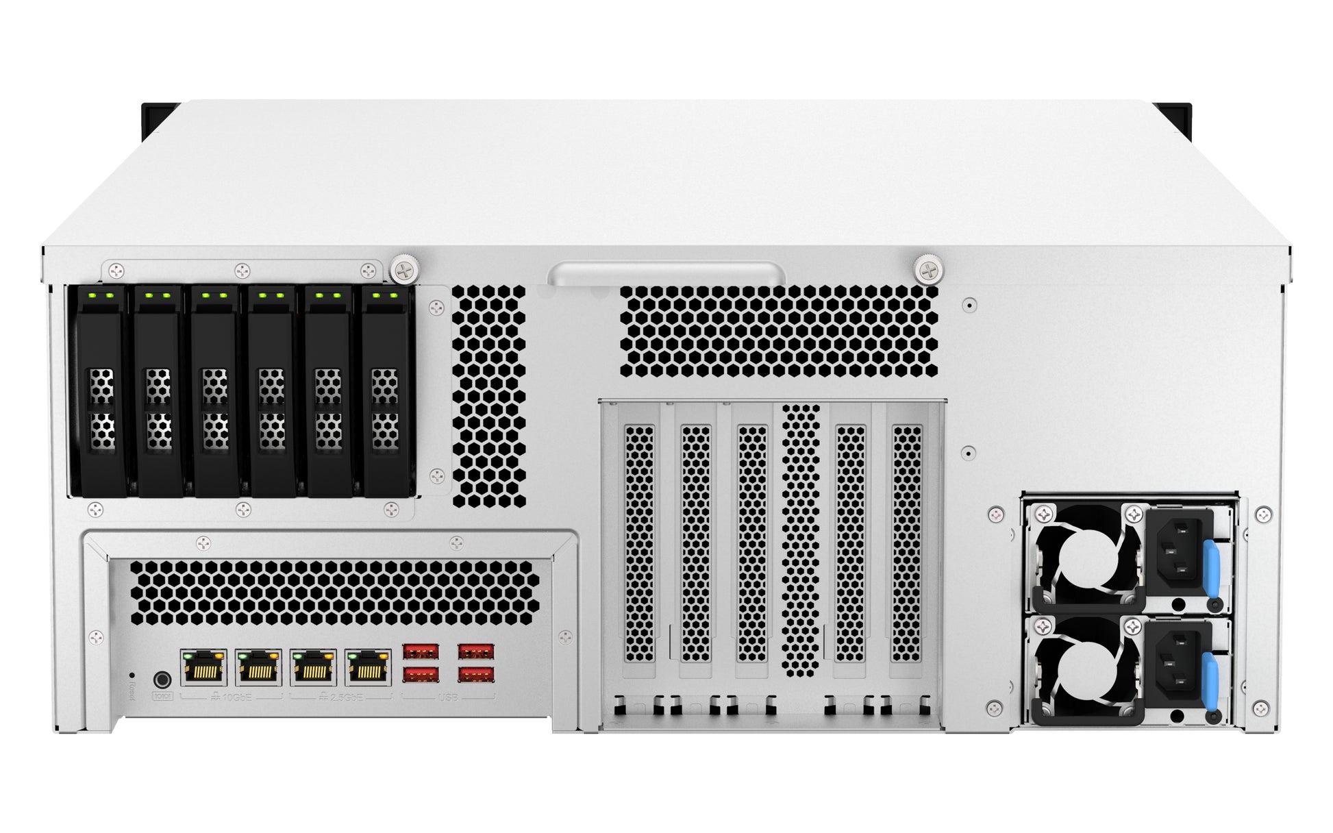 QNAP TS-h3087XU-RP-E2378-64G 30-Bay – Intel Xeon E-2378, 64 GB ECC DDR4