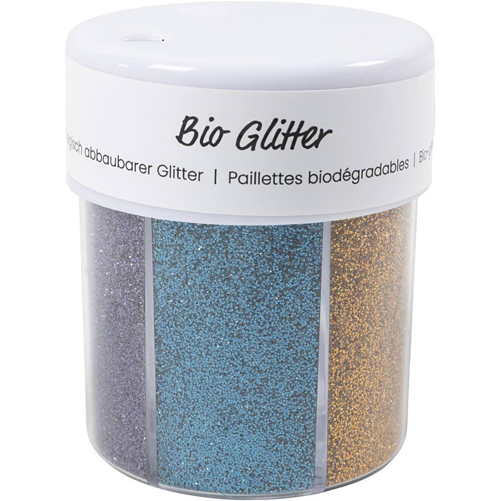 Creativ Company Glitterkleber, 6 Farben, 6 Tuben à 28 ml