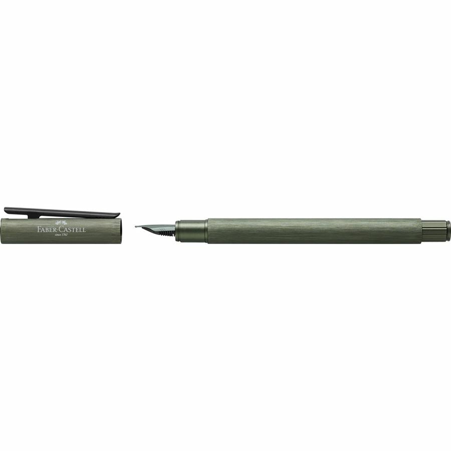Faber-Castell Neo Slim – Federspitze M – Olivgrün – Patronen/Konverter