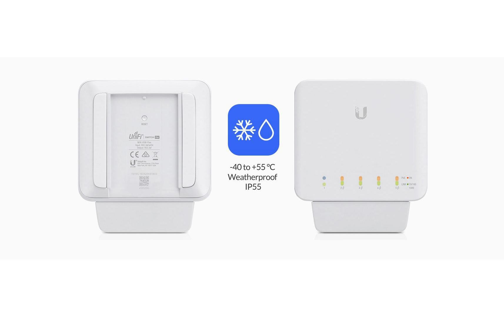 Ubiquiti USW-Flex – Managed Switch – 5×GbE, L2, PoE++ (4×)