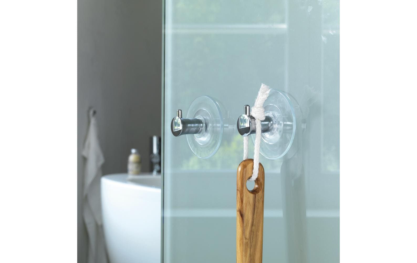 Spirella Haken – Kunststoff – Chrom (1 kg) – Ø 60 mm