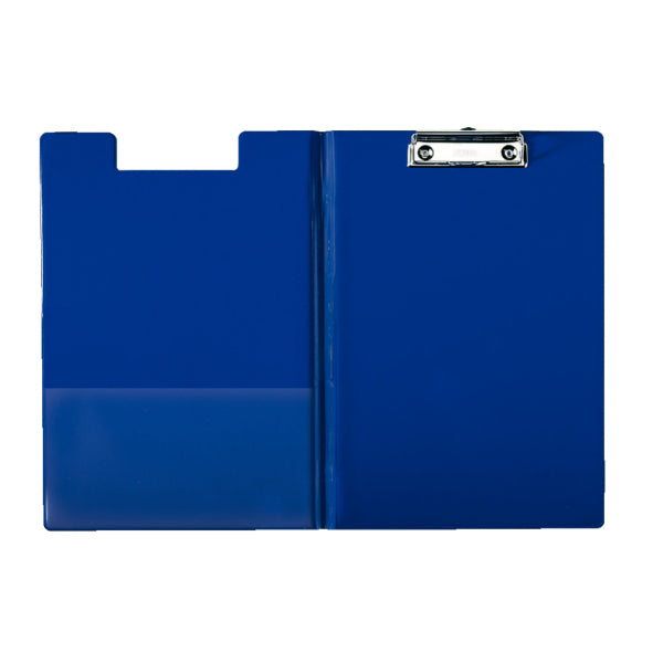 Esselte Klemmbrett-Mappe A4 – Karton, Blau – mit Innentasche – bis 200 Blatt
