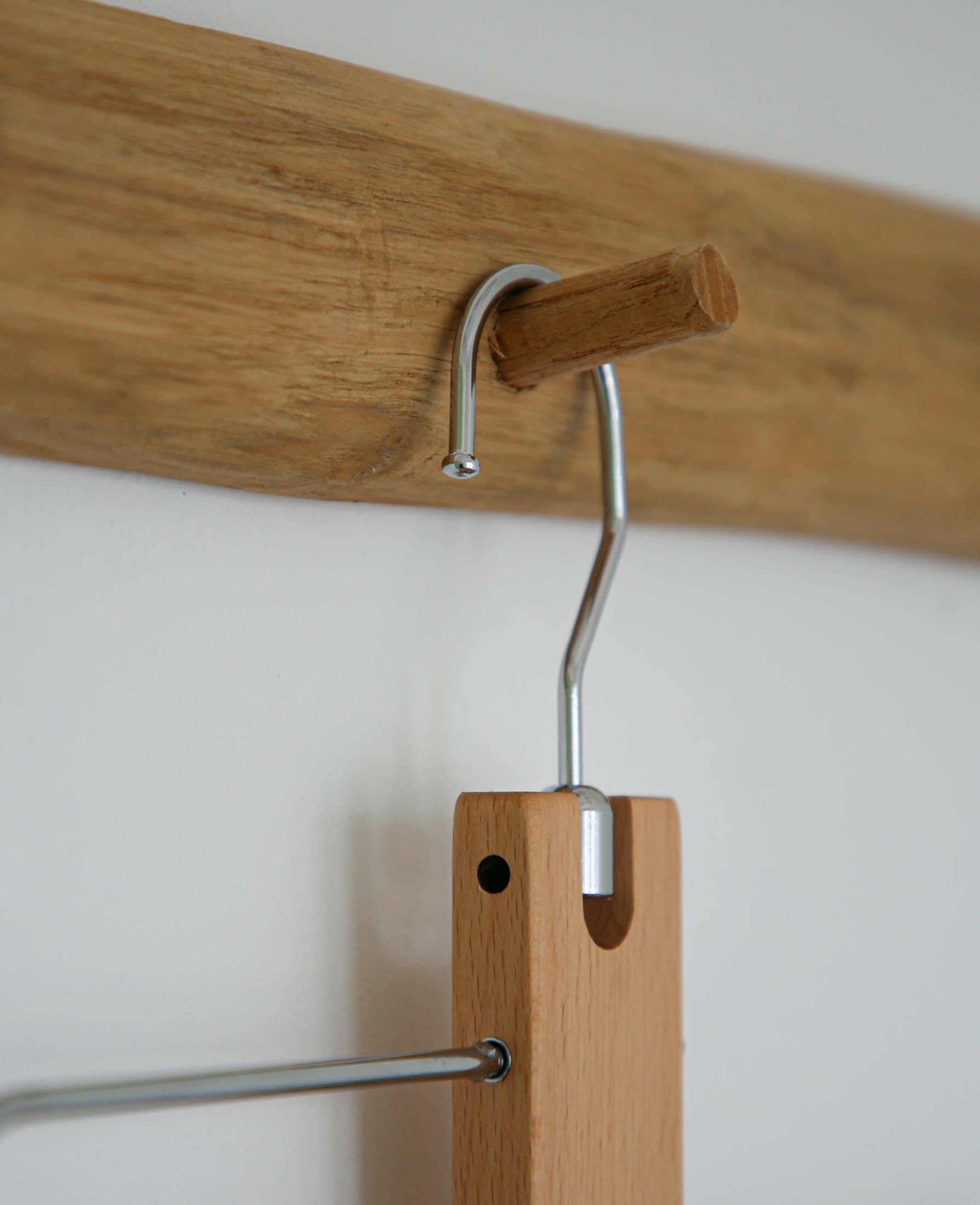 Esmée Wandgarderobe 5 Haken – Holz – Braun – 345 × 355 × 55 mm