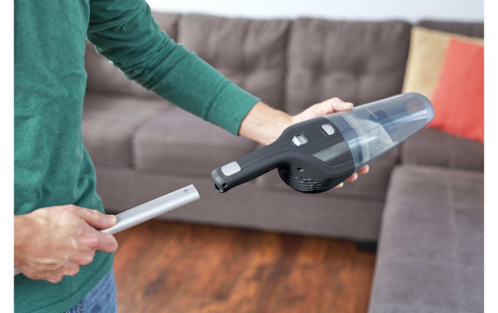 Black & Decker BLACK+DECKER Stielsauger – 1500 mAh, 0,4 l, Akkubetrieb