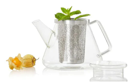 AdHoc Fusion TK49 – Teekanne, 1,0 l, Glas/Edelstahl