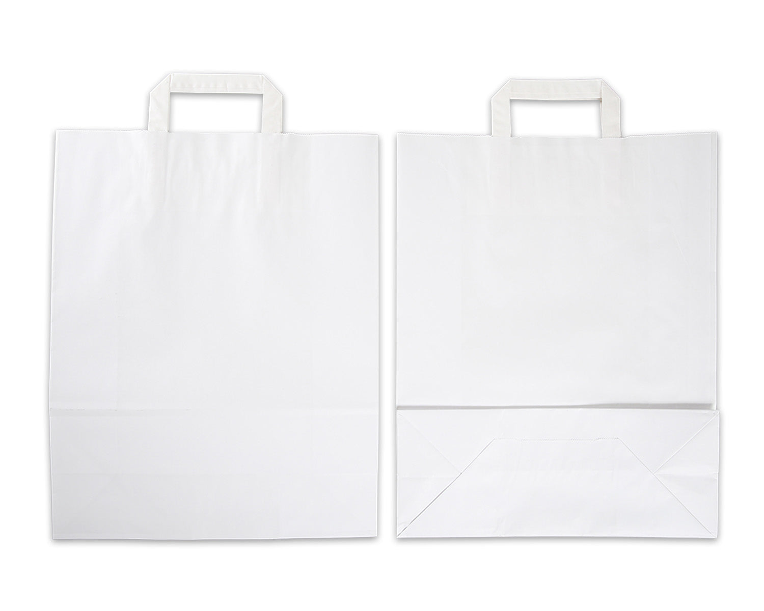 Elco Tragetasche, weiss – 320 × 130 × 410 mm – 50 Stk.