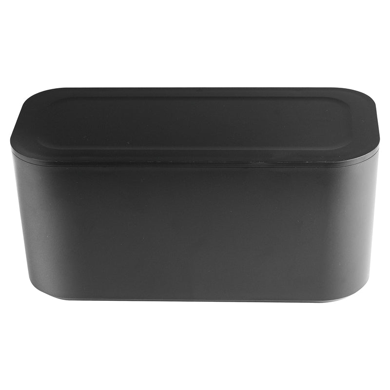 Steffen Steckdosenleiste, 5×T13, mit Schalter, Kabelgehäuse 305×140×140 mm – schwarz