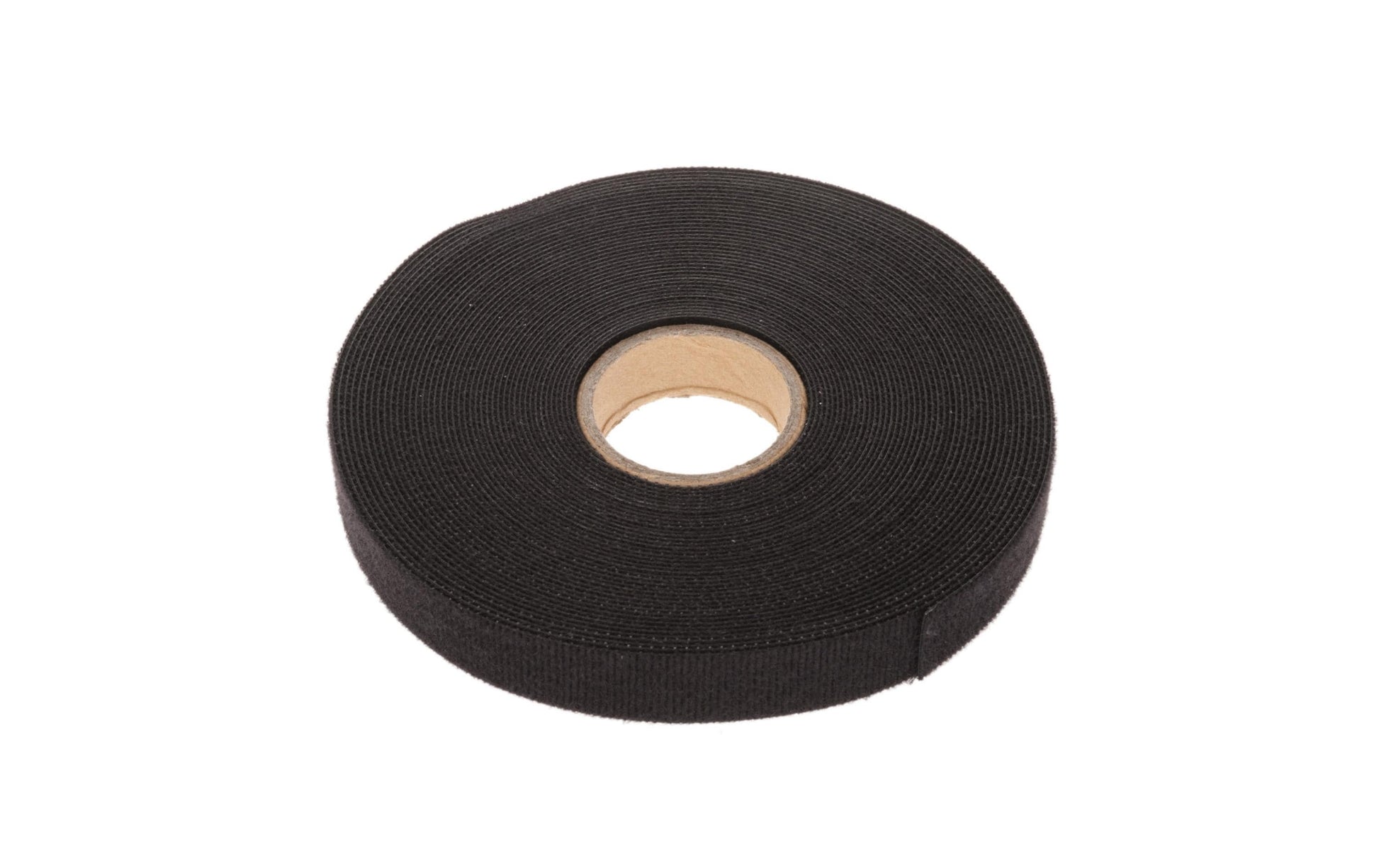 Fastech Klettband – 16 mm × 10 m, schwarz, selbstklebend, wasserfest, 1 Stück