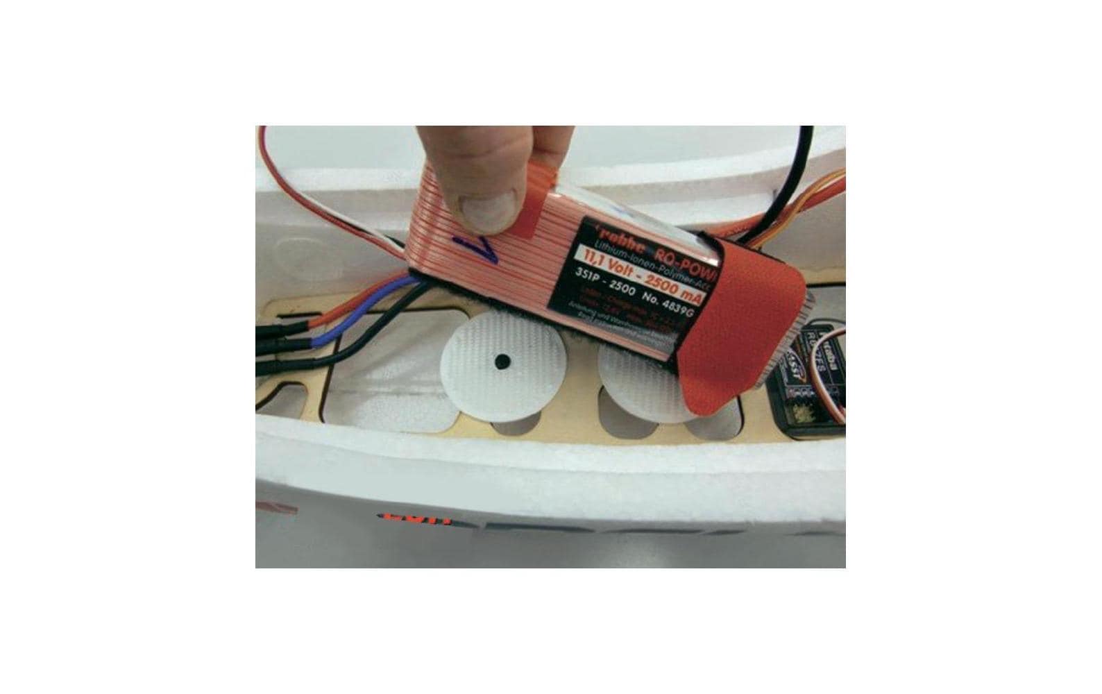 Fastech Klettband – Ø 25 mm & Ø 45 mm, schwarz, 4 Stk.