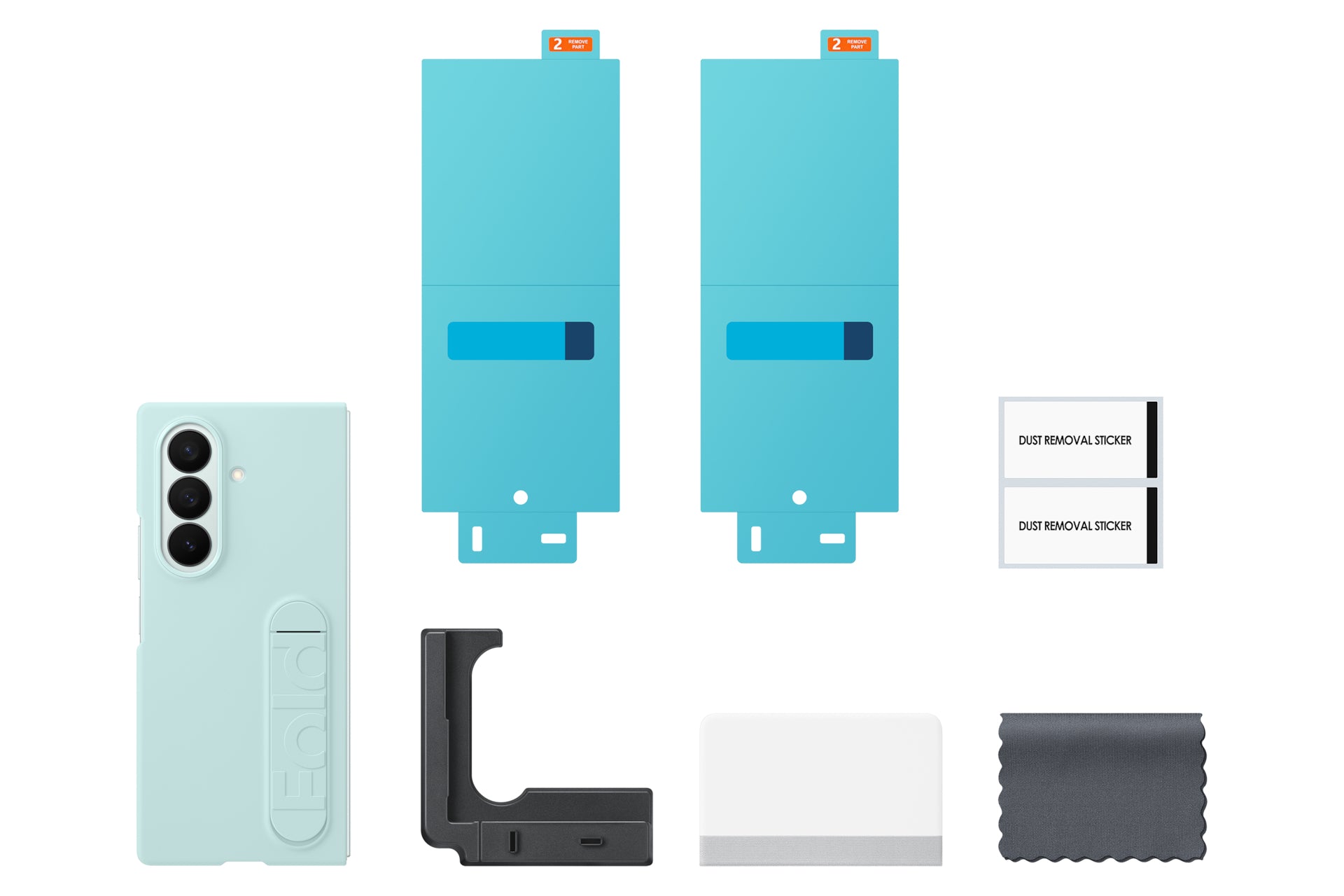 Samsung Backcover – für Samsung Galaxy Z Fold7 – hellblau – Silikon