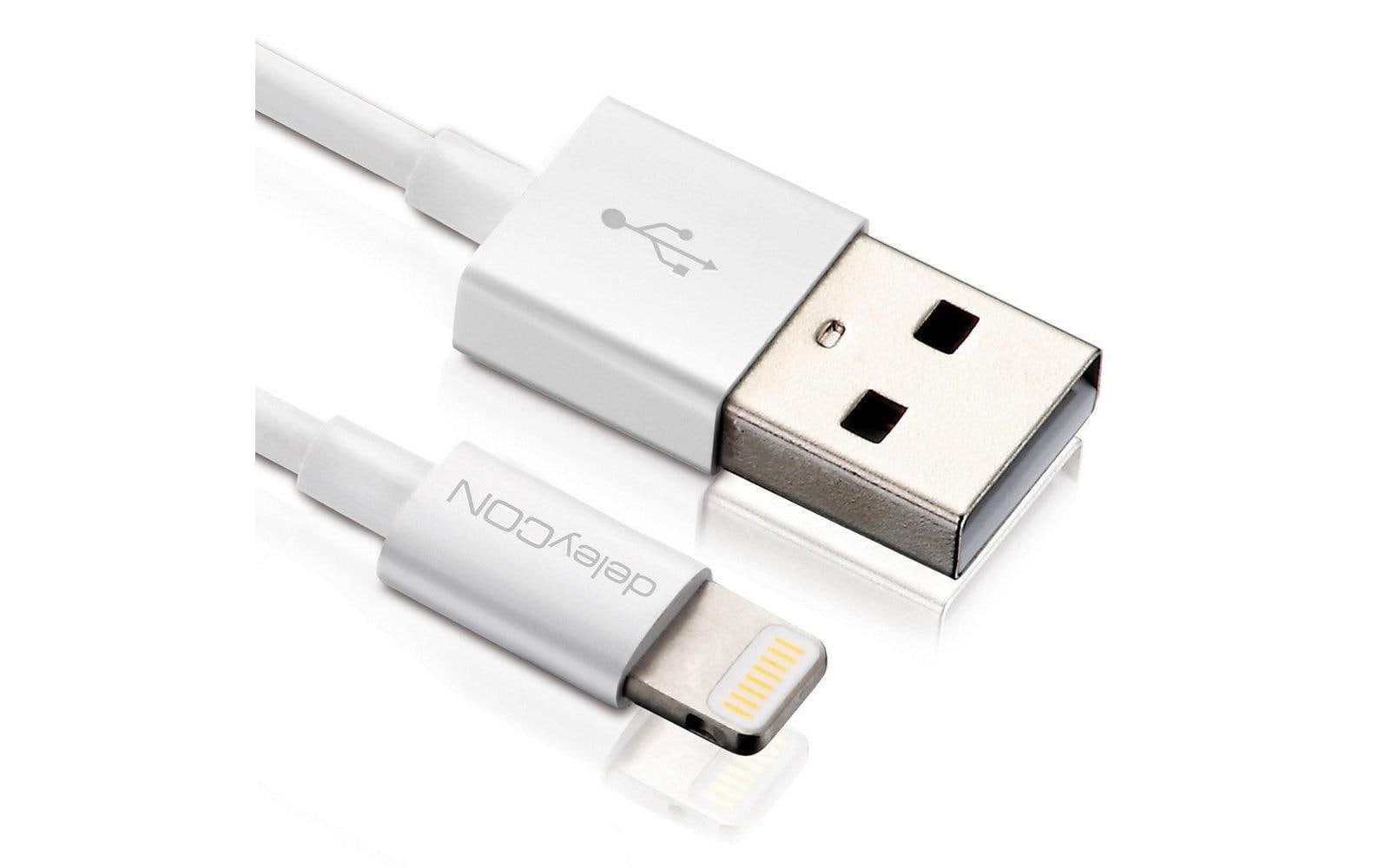 DeleyCON Kabel – USB-A auf Lightning 1 m, MFi zertifiziert – für iPhone/iPad