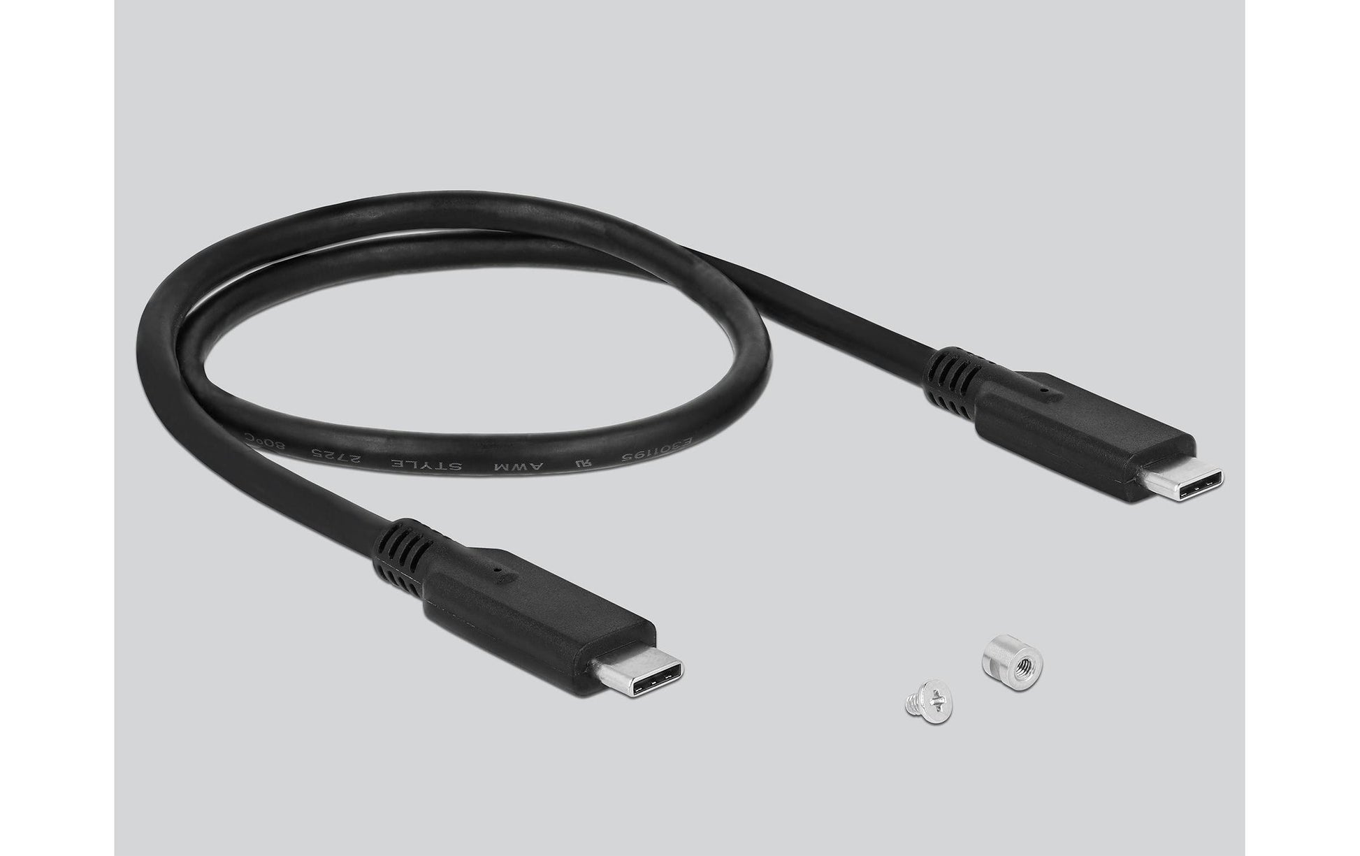DeLOCK 42614 – 1-Schacht SSD-Gehäuse – USB 3.2 Gen 2 (10 Gbit/s), USB Typ-C, für M.2 NVMe (M-Key, PCIe)