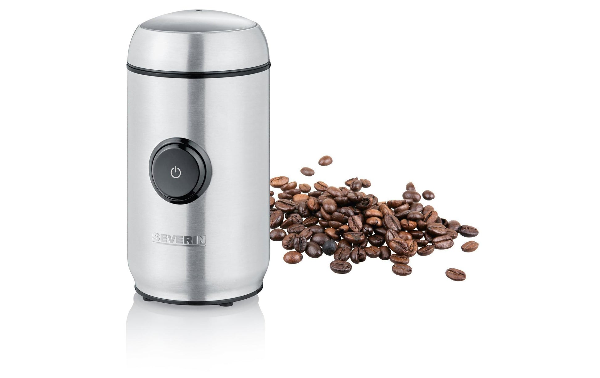 Severin Kaffeemühle KM 3879 – 50 g, Schlagmesser, 150 W – Schwarz/Edelstahl