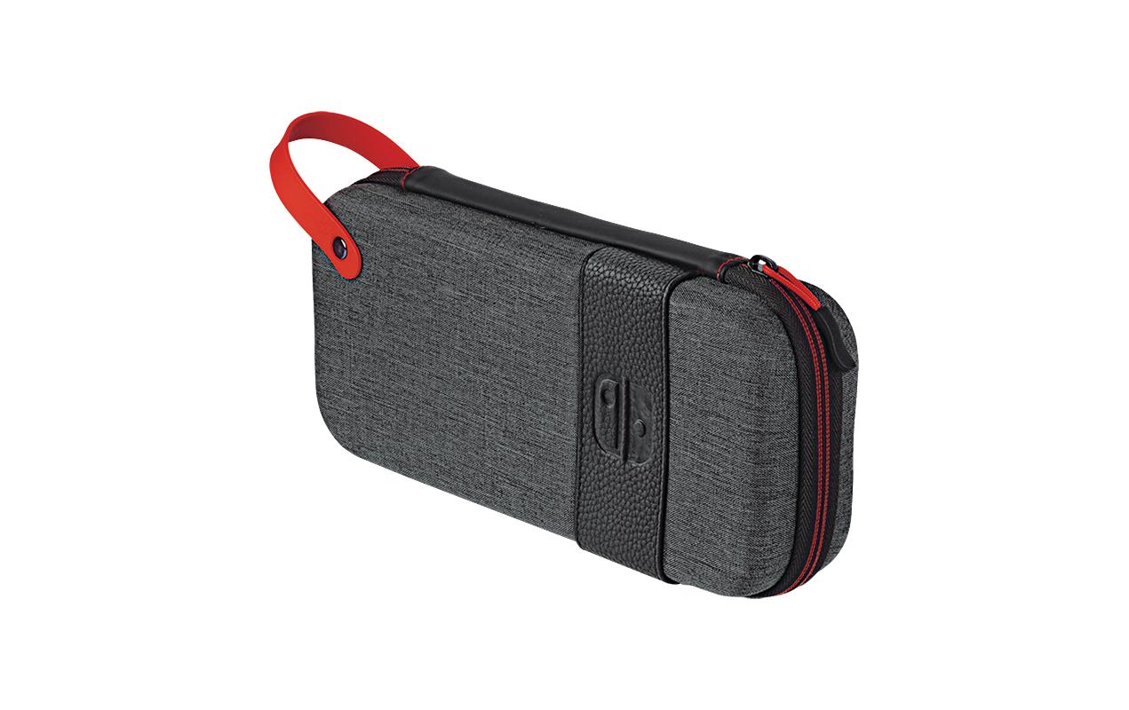 PDP Hartschalenkoffer – Halbstarr, 14 Kartenfächer – für Nintendo Switch/ Switch Lite/ Switch OLED – Schwarz