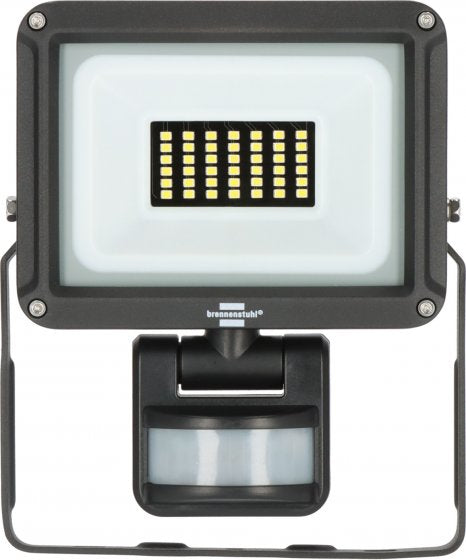 Brennenstuhl Aussenwandleuchte – 6500 K – IP65 – Netzbetrieb – mit Bewegungsmelder – Schwarz – Metall