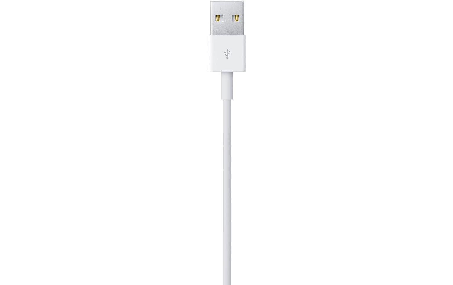 Apple USB-A auf Lightning Kabel, 2 m, Weiss, MFi-zertifiziert