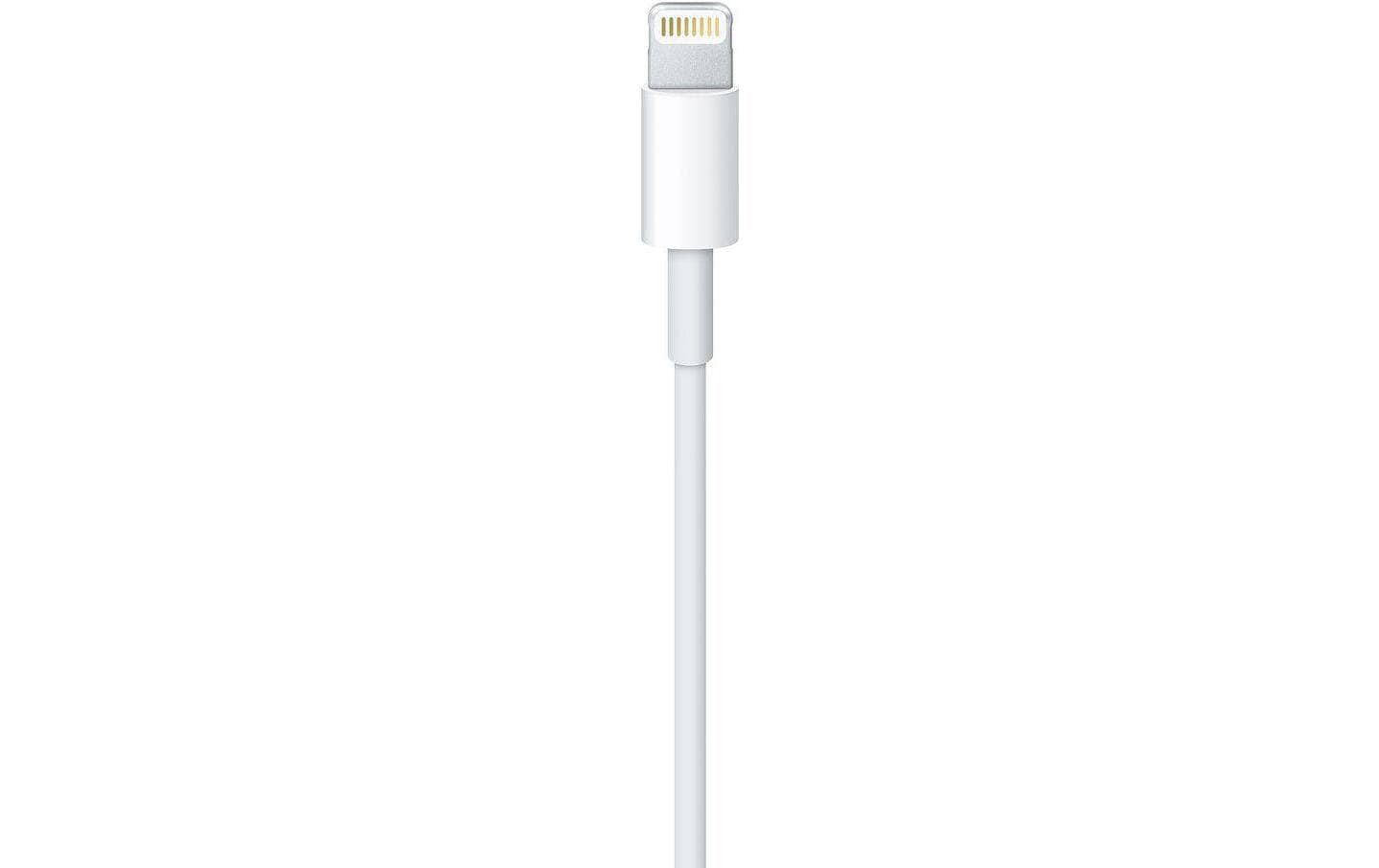Apple USB-A auf Lightning Kabel, 0,50 m, Weiss, MFi-zertifiziert
