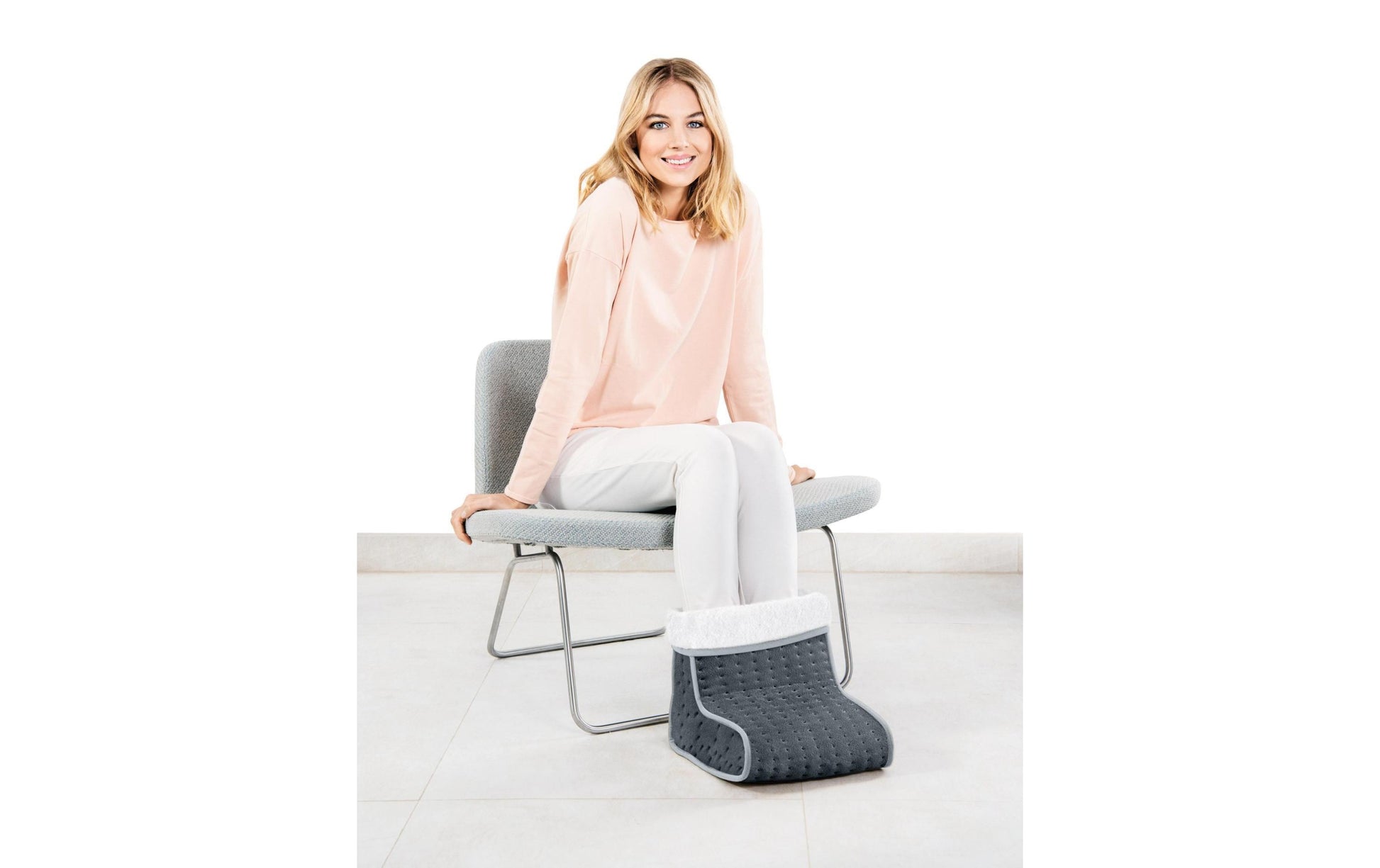 Beurer Fusswärmer FW20 – 3 Stufen, Abschaltautomatik – 100 W – Grau