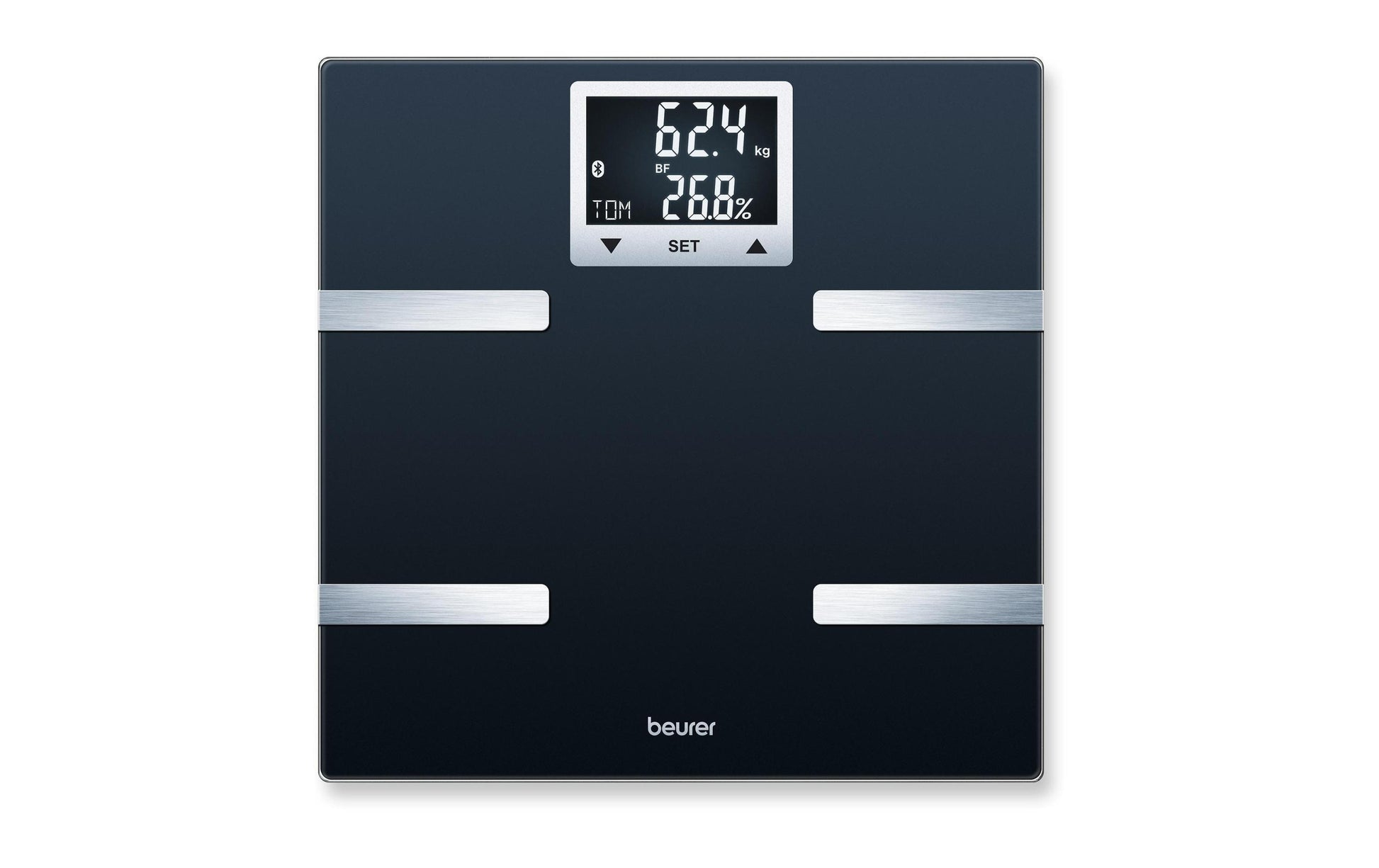 Beurer Analysenwaage BF720 – Körperanalyse, Bluetooth – 180 kg – Schwarz